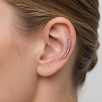 Curved Pavé F136 Titanium flat-back jewelry image 04