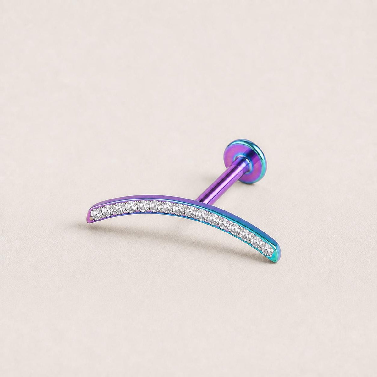 Curved Pavé F136 Titanium flat-back jewelry image 09