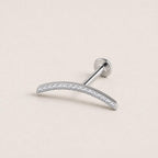 Curved Pavé F136 Titanium flat-back jewelry image 11