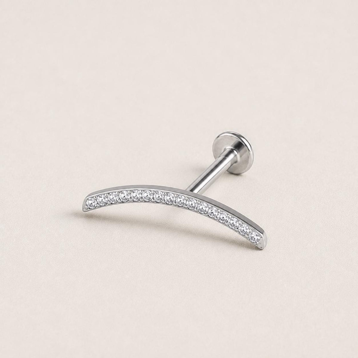 Curved Pavé F136 Titanium flat-back jewelry image 11