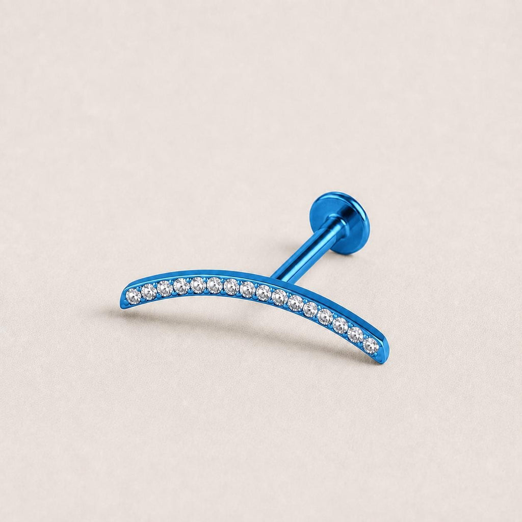 Curved Pavé F136 Titanium flat-back jewelry image 12