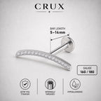 Curved Pavé F136 Titanium flat-back jewelry image 13