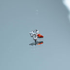 Crystal Fleur-de-Lis F136 Titanium flat-back jewelry image 06