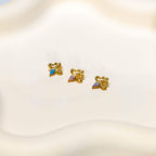 Crystal Fleur-de-Lis F136 Titanium flat-back jewelry image 08