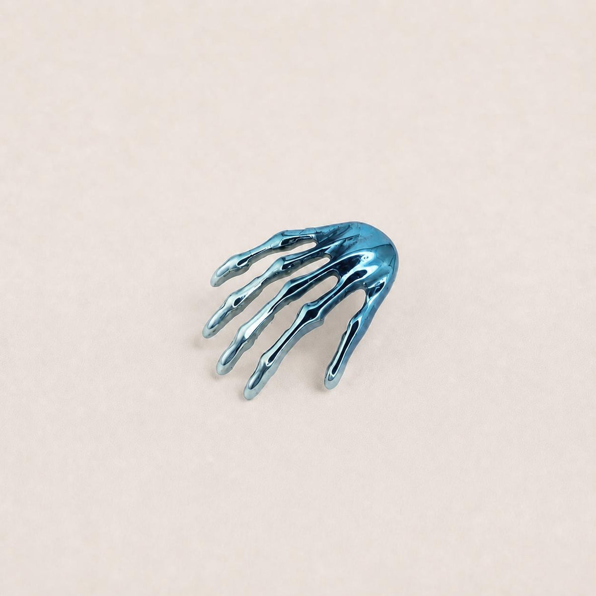 Skeleton Hand F136 Titanium flat-back jewelry image 08