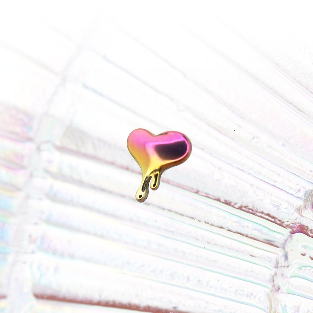 Melting Heart F136 Titanium flat-back jewelry image 03