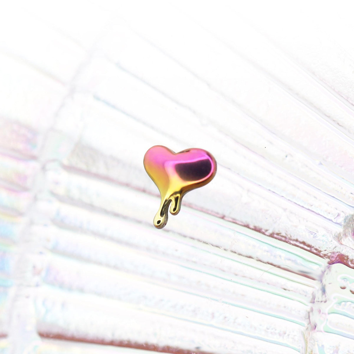 Melting Heart F136 Titanium flat-back jewelry image 03
