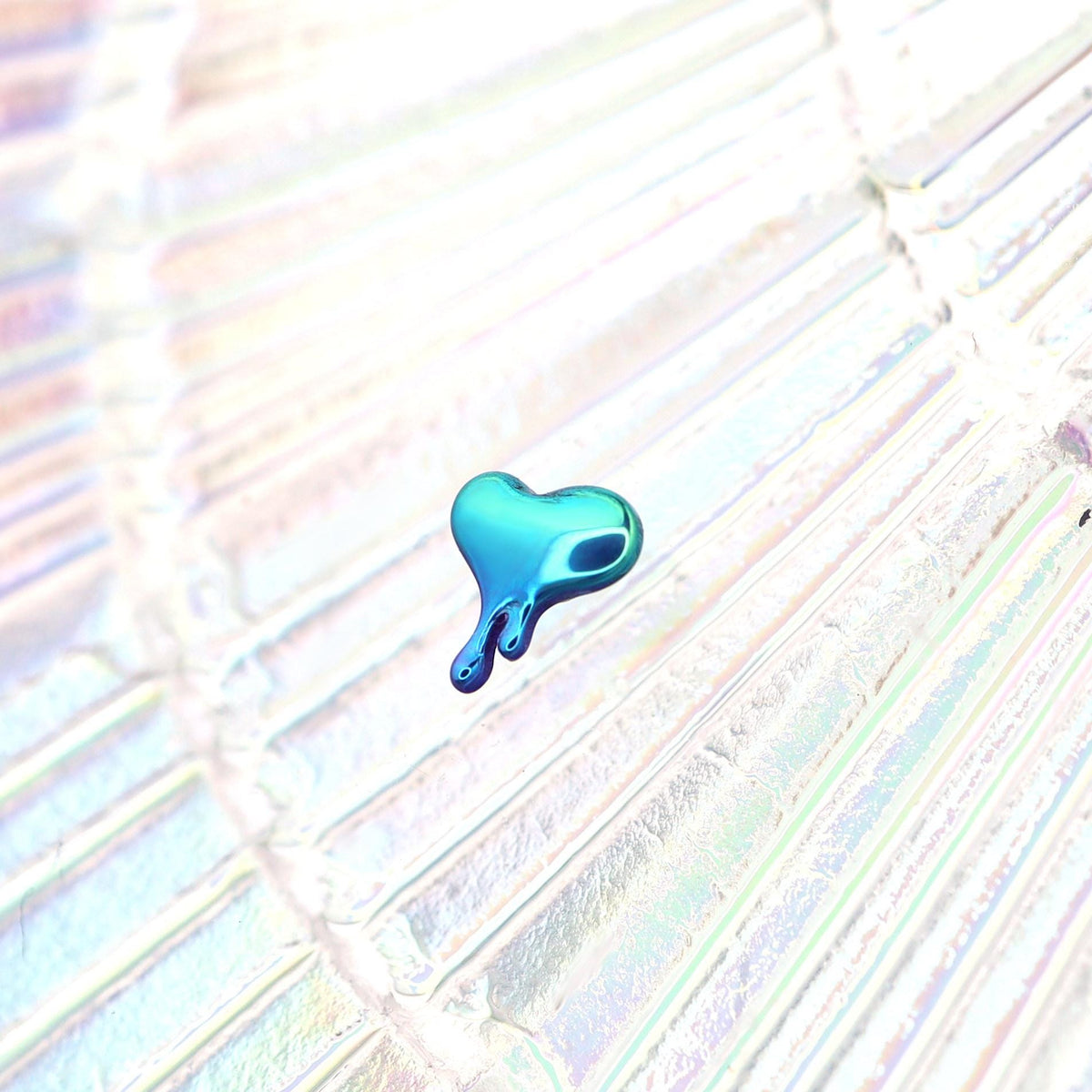 Melting Heart F136 Titanium flat-back jewelry image 05