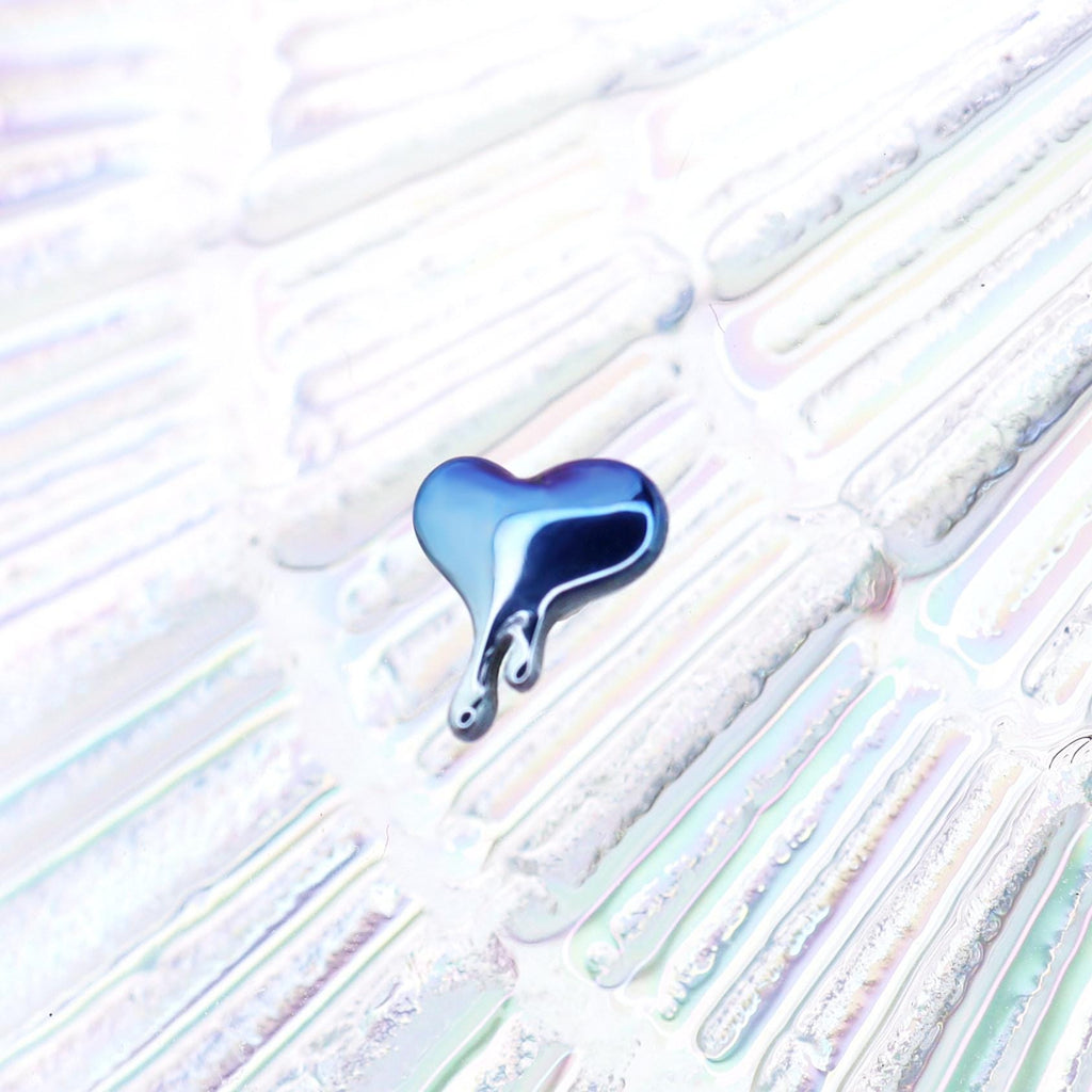Melting Heart F136 Titanium flat-back jewelry image 07