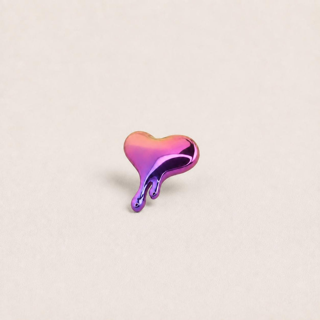 Melting Heart F136 Titanium flat-back jewelry image 09