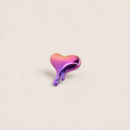 Melting Heart F136 Titanium flat-back jewelry image 09