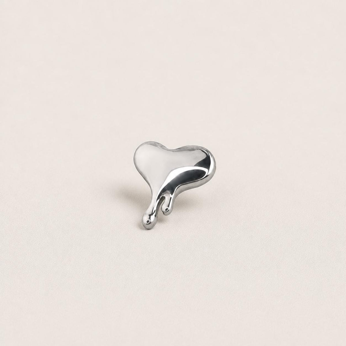 Melting Heart F136 Titanium flat-back jewelry image 12