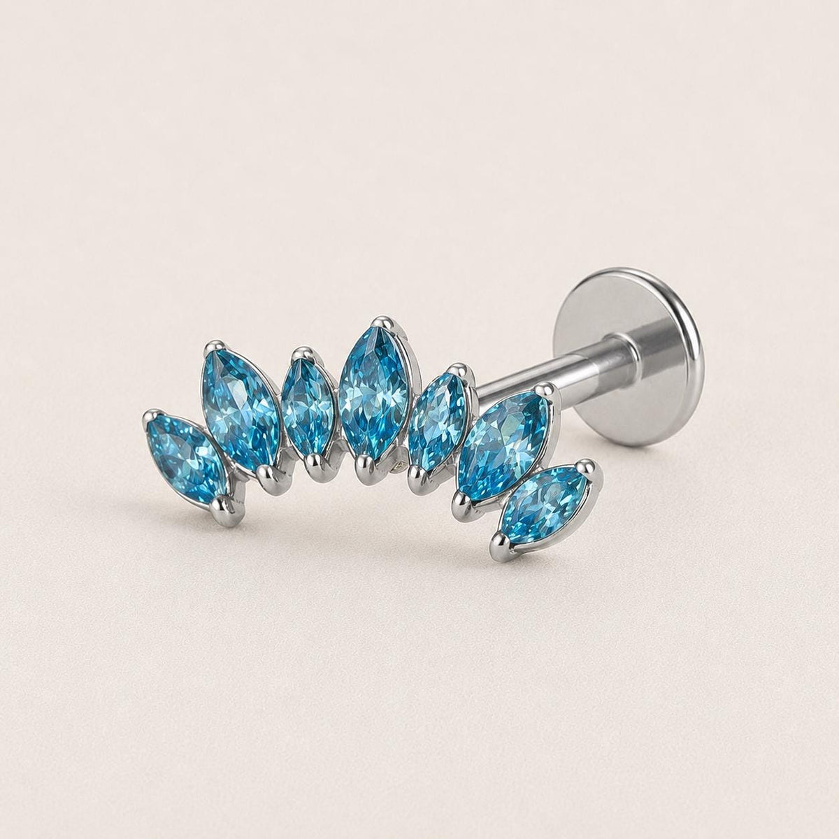 Seven Marquise F136 Titanium flat-back jewelry image 10