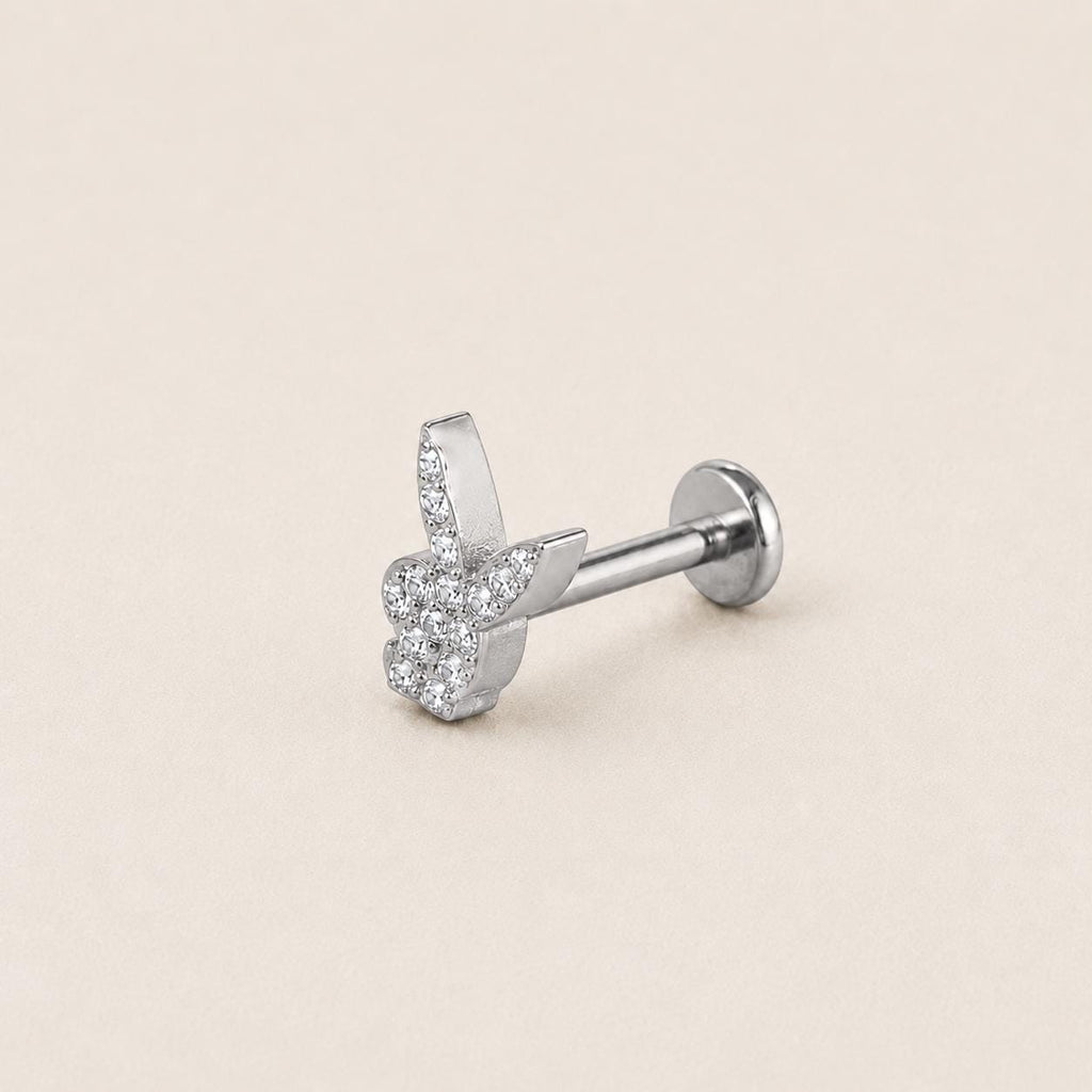 Pavé Bunny F136 Titanium flat-back jewelry image 09