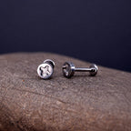 Screw Head F136 Titanium flat-back jewelry image 03