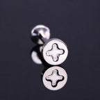 Screw Head F136 Titanium flat-back jewelry image 04