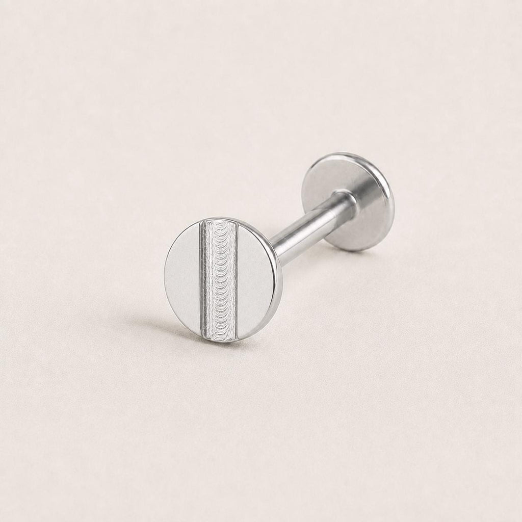 Screw Head F136 Titanium flat-back jewelry image 05