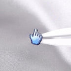 Pixel Cursor F136 Titanium flat-back jewelry image 07