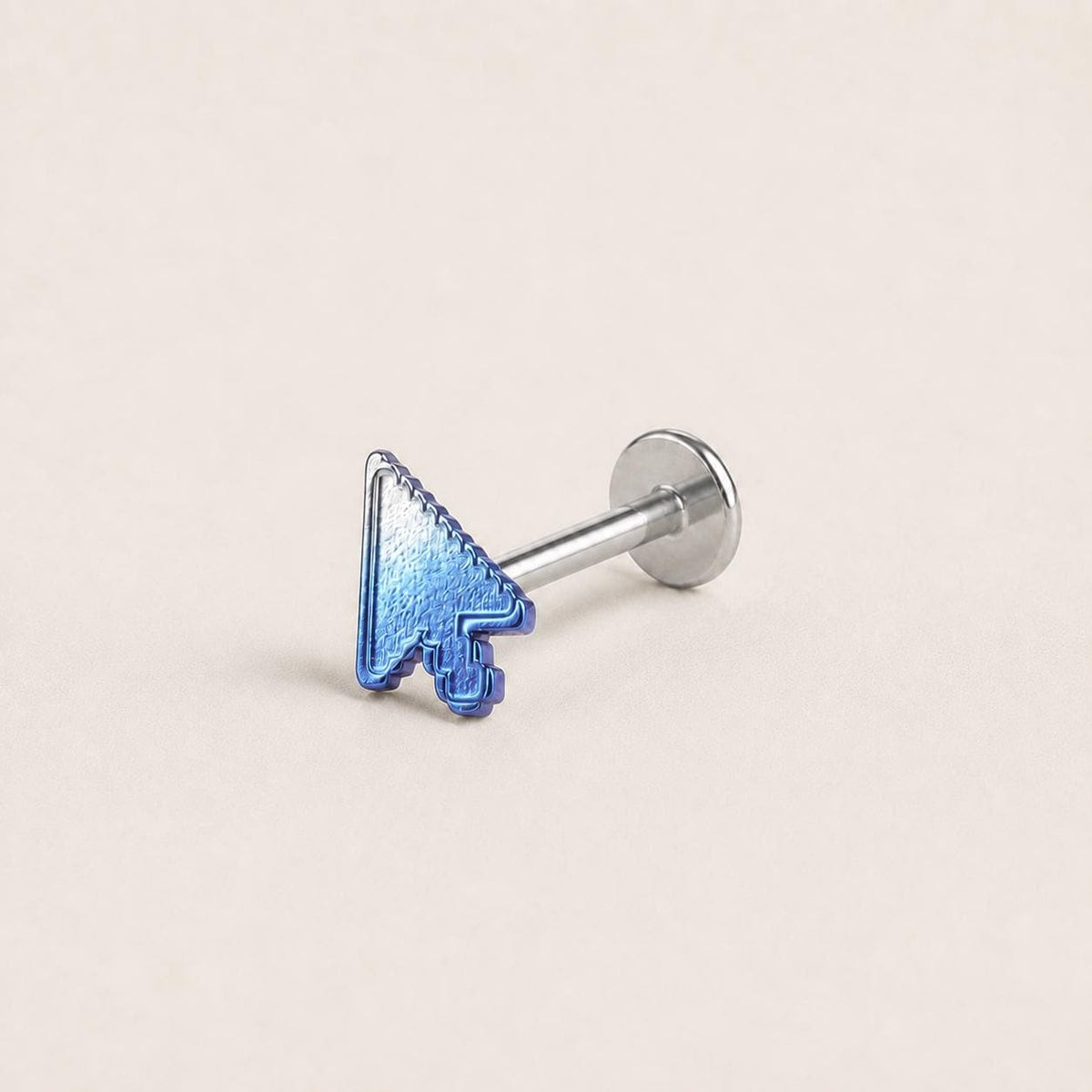 Pixel Cursor F136 Titanium flat-back jewelry image 15